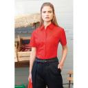 Image of Fruit of The Loom Lady Fit Short Sleeve Poplin Shirt