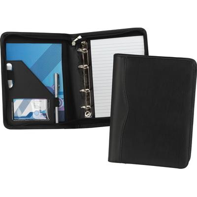 Image of Houghton PU A5 Zipped Ring Binder Folder