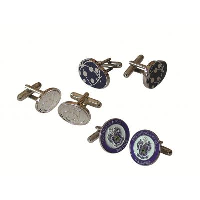 Image of Metal Relief Cufflinks