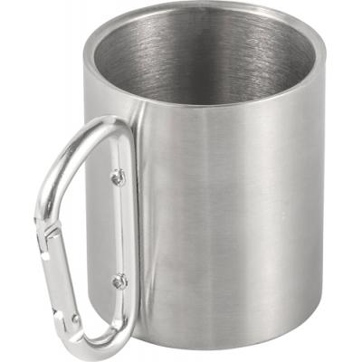 Image of Stainless steel, double walled travel mug (200 ml)