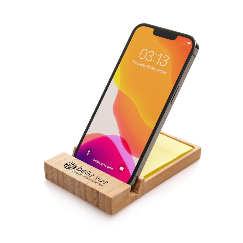 Image of Bamboo 2-In-1 Phone Stand